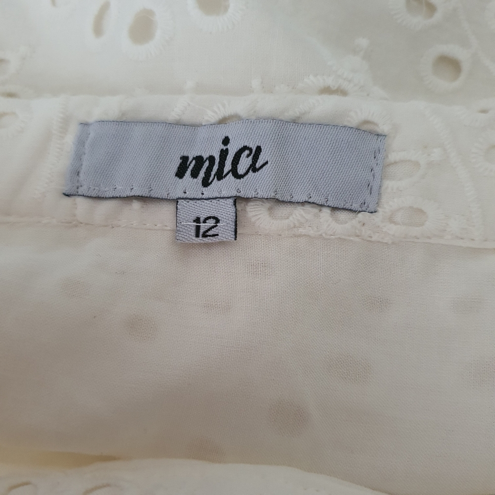 Mia Broderie Anglaise Lined Skirt - Picture 8 of 11